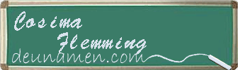 Cosima Flemming Visitenkarte